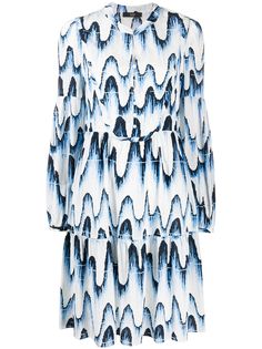 Steffen Schraut платье на пуговицах с абстрактным принтом
