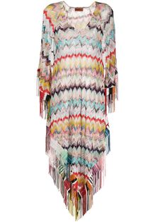 Missoni Mare пляжная накидка с зигзагообразным узором