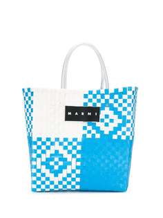 Marni Market плетеная сумка-тоут Market