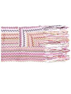 Missoni шарф с узором зигзаг
