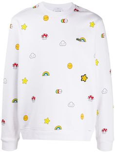 Lacoste толстовка с принтом из коллаборации с Friends With You