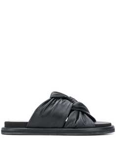 Santoni сандалии с ремешками