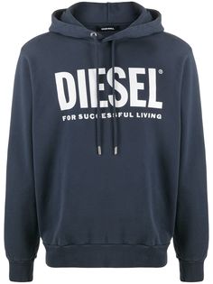 Diesel худи с длинными рукавами и логотипом