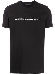 Diesel Black Gold футболка с круглым вырезом и логотипом