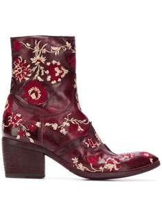 Fauzian Jeunesse embroidered ankle boots