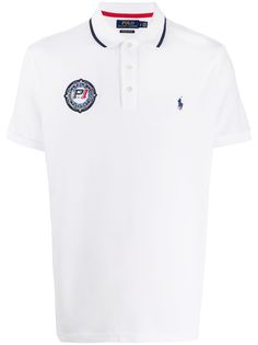 Polo Ralph Lauren рубашка поло с нашивкой