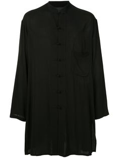 Yohji Yamamoto рубашка оверсайз с длинными рукавами