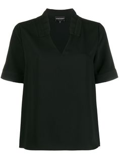 Emporio Armani блузка с короткими рукавами