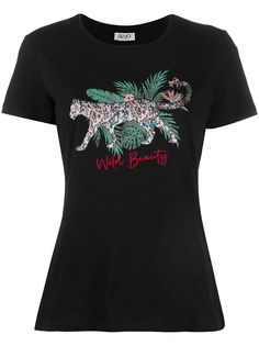LIU JO футболка Wild Beauty с короткими рукавами