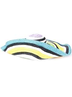 Missoni Mare плетеная шляпа в полоску