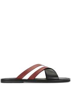 Bally шлепанцы с логотипом
