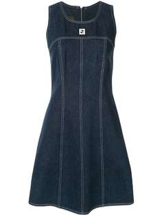 Fendi Pre-Owned джинсовое платье без рукавов