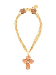Chanel Pre-Owned колье с подвеской-камнем