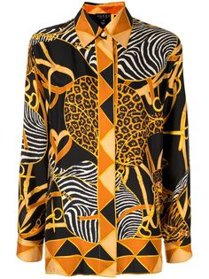 Gucci Pre-Owned топ с длинными рукавами