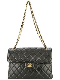 Chanel Pre-Owned стеганая сумка на плечо