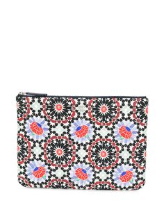 Chanel Pre-Owned клатч 2014-2015-го года с геометричным принтом