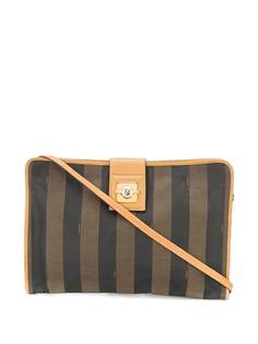 Fendi Pre-Owned клатч 1990-х годов в полоску