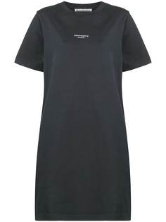 Acne Studios платье-футболка с логотипом