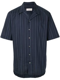 Cerruti 1881 полосатая рубашка с короткими рукавами