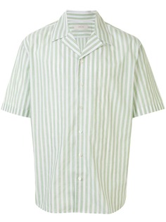 Cerruti 1881 полосатая рубашка с короткими рукавами