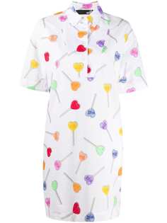 Love Moschino платье-рубашка с принтом