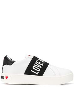 Love Moschino кроссовки на плоской подошве