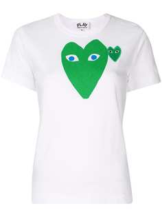 Comme Des Garçons Play футболка узкого кроя с логотипом