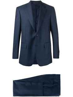 Canali костюм-двойка строгого кроя
