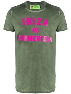 Mc2 Saint Barth футболка с принтом Ibiza vs Formentera