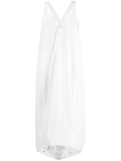 Maison Margiela платье с V-образным вырезом