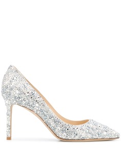 Jimmy Choo туфли-лодочки Romy 85 с кристаллами