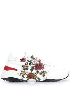 Dsquared2 кроссовки D24 с цветочным принтом