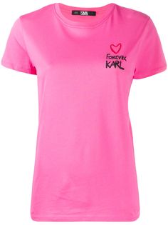 Karl Lagerfeld футболка Forever Karl с круглым вырезом