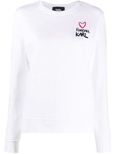 Karl Lagerfeld толстовка Forever Karl с круглым вырезом