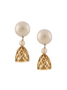 Chanel Pre-Owned серьги-подвески 1980-х годов