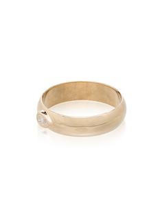 Zoe Chicco кольцо из желтого золота с бриллиантом