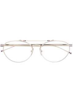 Thom Browne Eyewear очки в овальной оправе