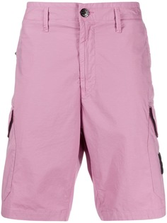 Stone Island шорты с нашивкой-логотипом
