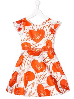 Miss Blumarine платье с логотипом