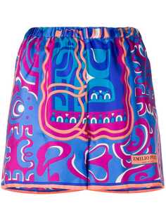 Emilio Pucci короткие шорты с принтом