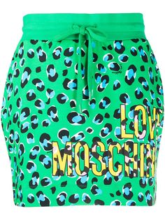 Love Moschino юбка с леопардовым принтом