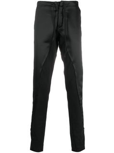 Greg Lauren drawstring slim-fit trousers