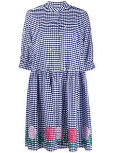 Weekend Max Mara платье с вышивкой и сборками
