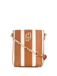 LIU JO contrast-panel bucket bag