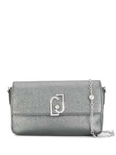 LIU JO glittered logo crossbody bag
