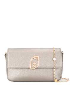LIU JO glittered logo crossbody bag