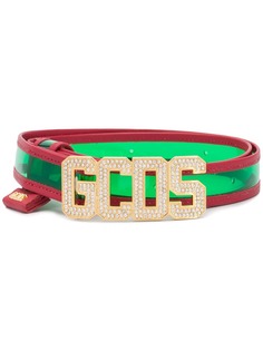 Gcds logo plaque colour block belt