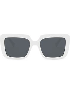 Versace Eyewear солнцезащитные очки в квадратной оправе