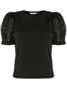 Alice+Olivia блузка с кружевными рукавами