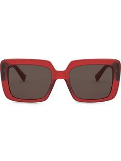 Versace Eyewear солнцезащитные очки в квадратной оправе